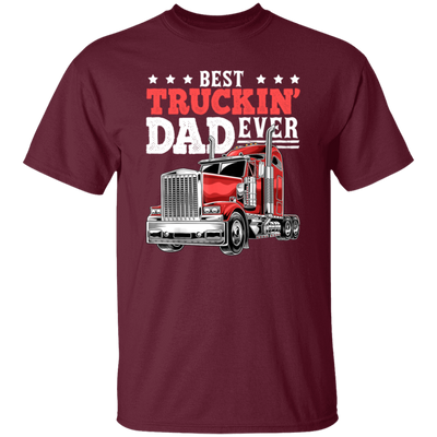 Truck Lover, Best Truckin Dad Ever, Love Truckin In Vintage, Dad Gift Unisex T-Shirt