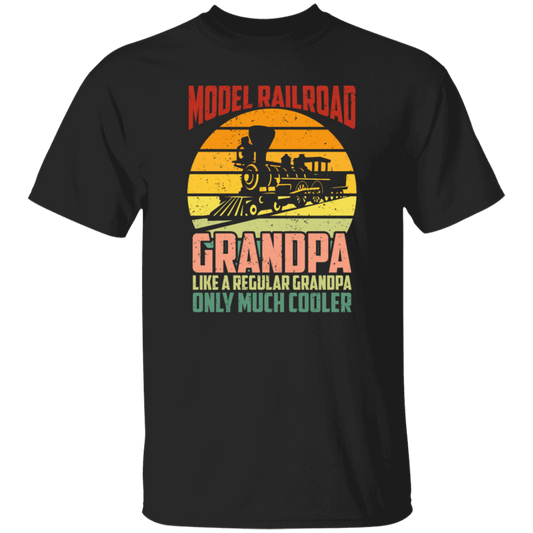 Model Railroad Grandpa, Train Loving Locomotive, Retro Locomotive