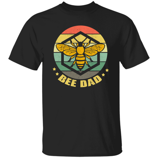 Retro Bee Dad Beekeeper, Beekeeping Honey Bees Unisex T-Shirt