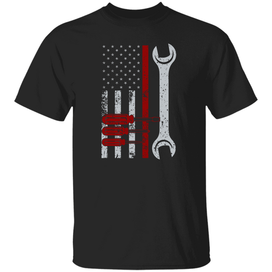 American Tool Gift, Patriotic Mechanic Gifts, Love Patriotics, American Lover Unisex T-Shirt