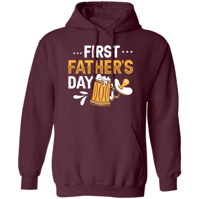 Funny Father, First Father_s Day, Love Beer Gift, Beer For Kid Or Not Pullover Hoodie