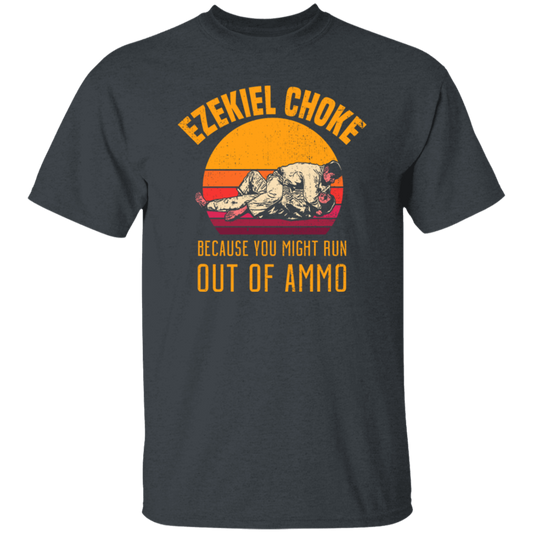 Funny Jiu Jitsu, Ezekiel Choke, Retro Jiujitsu Gift