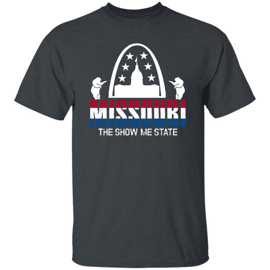 Missouri State, USA America States Bears Columbia Unisex T-Shirt