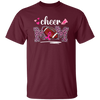 Mom Gift, Cheer Mom, American Football Gift, Rugby Football, Mom Love Sport Unisex T-Shirt