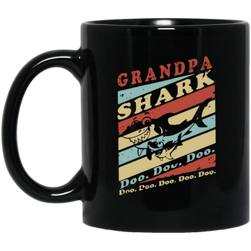 Grandpa Shark Doo Doo Love Shark Gift Funny Shark Gift