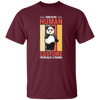 Panda Costume, I Am Really A Panda, This Is My Human, Retro Panda Unisex T-Shirt