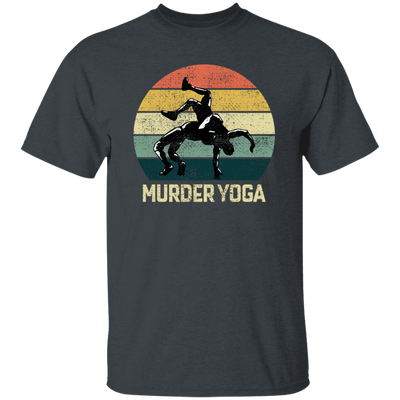 Funny Wrestling Brazilian Jiu-jitsu Murder Yoga Martial Arts Vintage Sportsmen Unisex T-Shirt