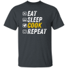 Eat Sleep Cook - Funny Grunge Cooking