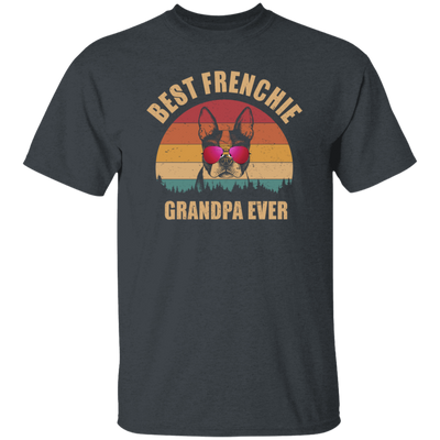 Retro Best Frenchie Grandpa Ever, Bulldog Lover Unisex T-Shirt