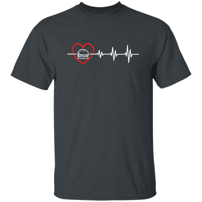 Hamburger Lover, Best Food Is Burger, Burger Heartbeat, Love Burger, Burger And Heartbeat Unisex T-Shirt