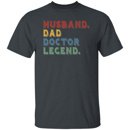 Retro Husband Dad Doctor Legend Unisex T-Shirt