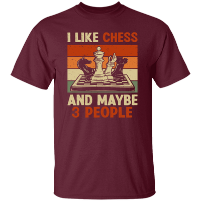 Retro Chess Lover, I Like Chess And MAybe 3 Peoples