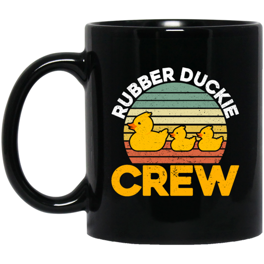 Duck Lover Retro Ducks Rubber Duckie Crew