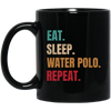 Eat Sleep Water Polo Repeat, Retro Water Polo Player Gift