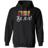 Retro Bigfoot, Believe Bigfoot Sasquatch, Retro Bigfoot Love Gift Pullover Hoodie