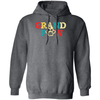 Retro Grandpaw, Grand Paw Vintage Pullover Hoodie