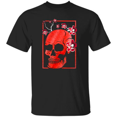 Japanese Demon Art Face Skull Devil Oni Harajuku Unisex T-Shirt