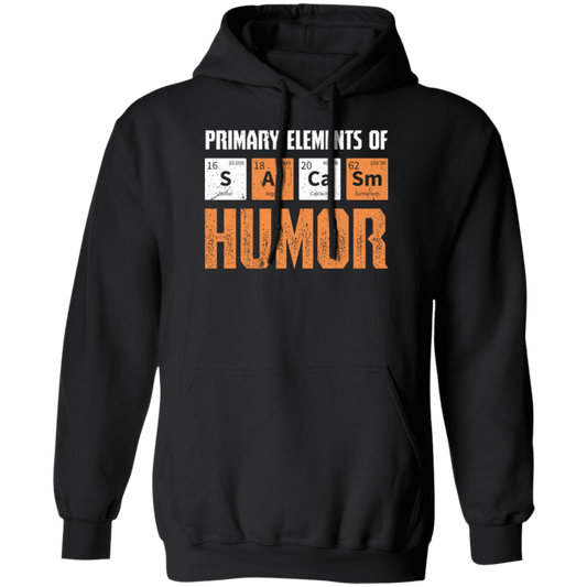 Jokes Physics Design Quote Elements Of Humor Pullover Hoodie