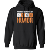 Jokes Physics Design Quote Elements Of Humor Pullover Hoodie