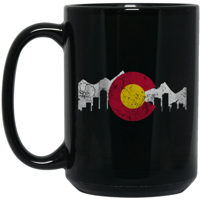 Colorado Mountains, Colorado Skyline Flag