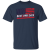 Best papi ever Vintage, American US Flag Grandpa