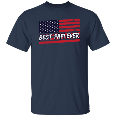 Best papi ever Vintage, American US Flag Grandpa