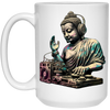 Buddha Gift, Best Buddha, Buddha Do DJ, Buddha Is A DJ, Buddha Lover, Love Music White Mug