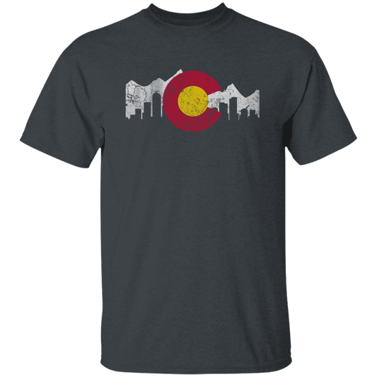 Colorado Mountains, Colorado Skyline Flag