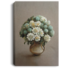 Bouquet Of Chrysanthemum And Gypsophila In Vintage