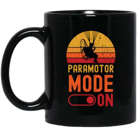 Retro Love To Fly, Paramotor Mode On Love, Paraglider Gift