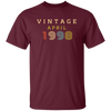 Birthday Gift Vintage 1998 April Unisex T-Shirt