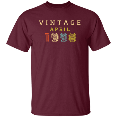 Birthday Gift Vintage 1998 April Unisex T-Shirt