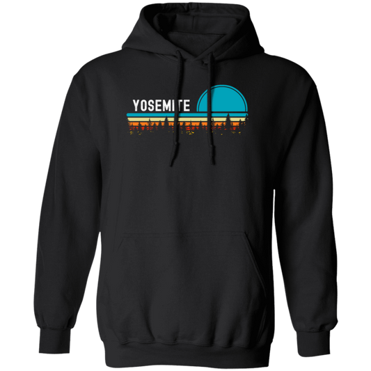 Yosemite Vintage Retro Sunset Forest Outdoors Wild