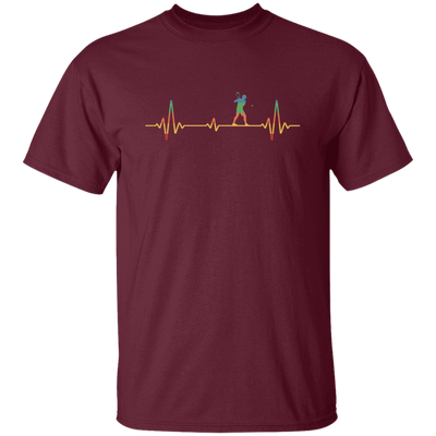 Retro Tennis Heartbeat Ecg Tennis Player Gift