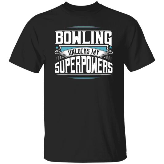 Funny Cool Bowling Ball Pins Champion Quotes, Bowling Unlocks My Super Power Gift