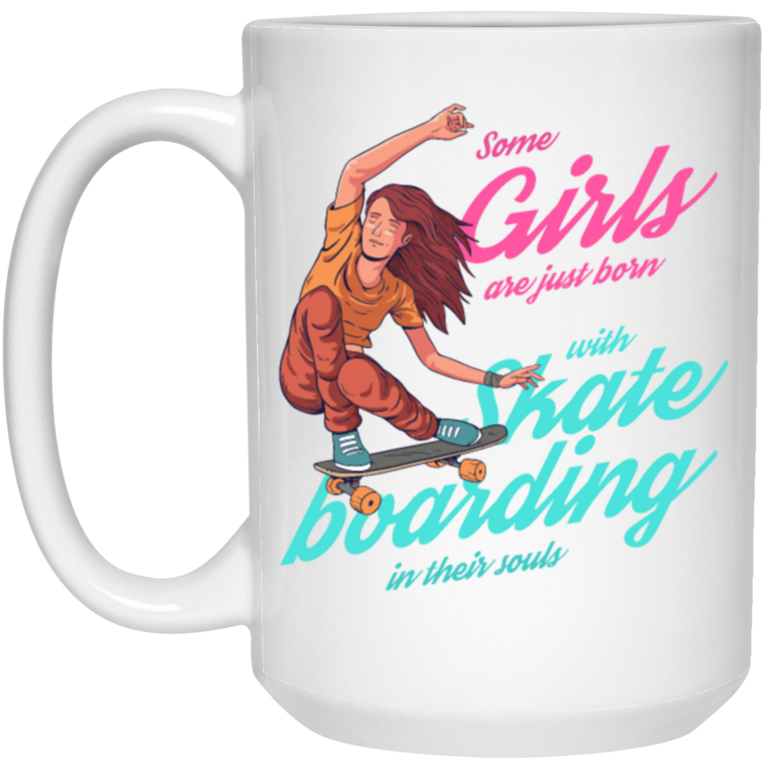 Skategirl, Skateboard, Skater, Skateboarding and Skateboarding Fans Gift