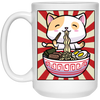 Kawaii Cat Love Ramen Japanese Noodle Lover Cartoon Cat