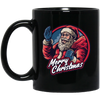 Merry Christmas Love Santa Gift Handsome Santa Black Mug