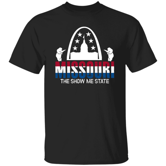 Missouri State, USA America States Bears Columbia Unisex T-Shirt