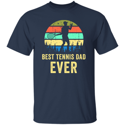 Tennis Dad, Retro Dad Tennis Gift, Vintage Tennis Unisex T-Shirt