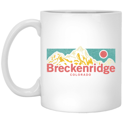 Retro Breckenridge Colorado Outdoors Adventure Mountain