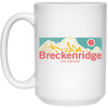 Retro Breckenridge Colorado Outdoors Adventure Mountain