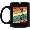 Guitar Bass Retro, Music Vintage, Love Music, Best Of Guitar Black Mug