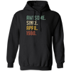 Awesome Since April 1980 Retro Gift Pullover Hoodie