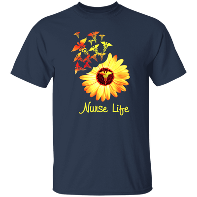 Nurse Gift, Nurse Life Sunflower, Cute Nurse Gift, Love My Nurse Life Unisex T-Shirt