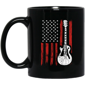 Electric Guitar, American Flag Gift