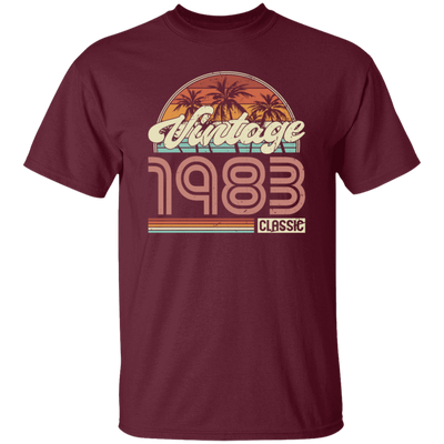 Tropical 1983, Vintage 1983 Classic, 1983 Retro Gift, Hawaii 1983