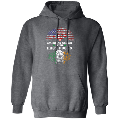 Love Patrick Day American Grown With Irish Roots American Flag