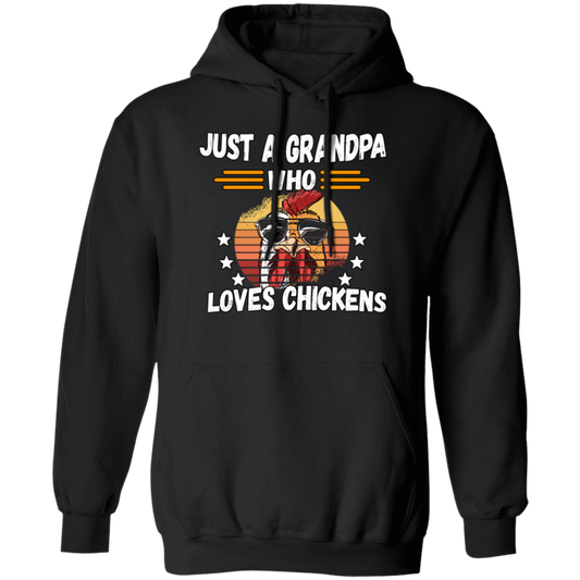 PNG Just A Grandpa Who Loves Chicken Vintage