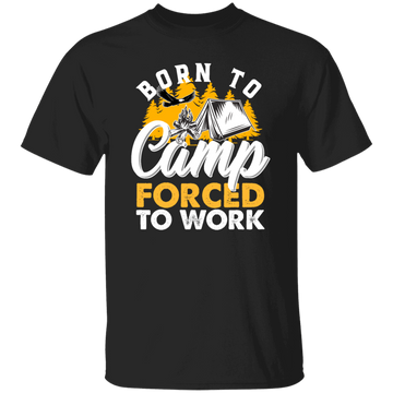 Camper Camping, Hiking In The Mountains